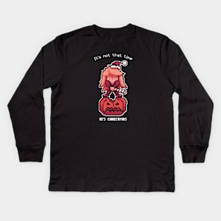 Mariah Carey Pixel Art Kids Long Sleeve T-Shirt